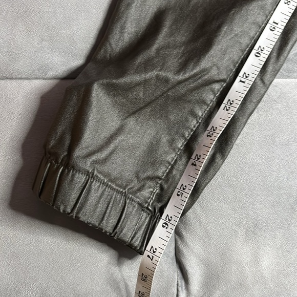 Bevy Flog Stylish Black Faux Leather Joggers size 25 - Picture 8 of 15